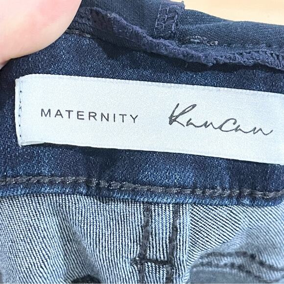 Kancan Maternity Aviva Skinny Jeans Over The Belly Women size 29 Dark Blue Wash - Picture 6 of 10